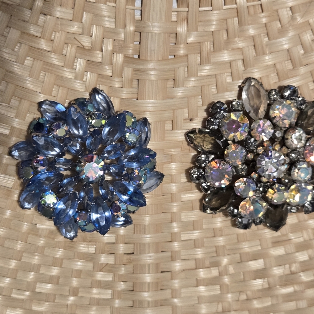 Vintage Juliana DeLizza & Elster Domed  Brooch Lot